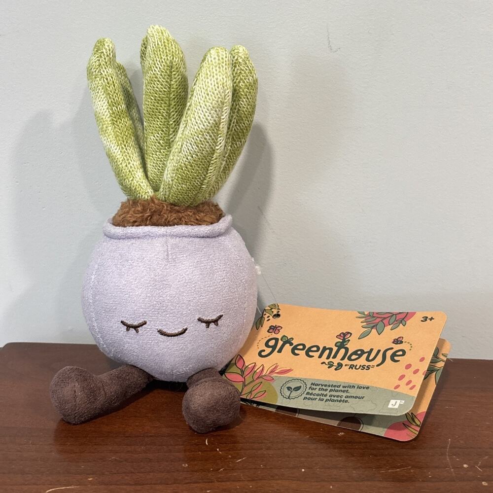 Greenhouse by Russ Lillian The Succulent House Plant Plush New with Tags Small